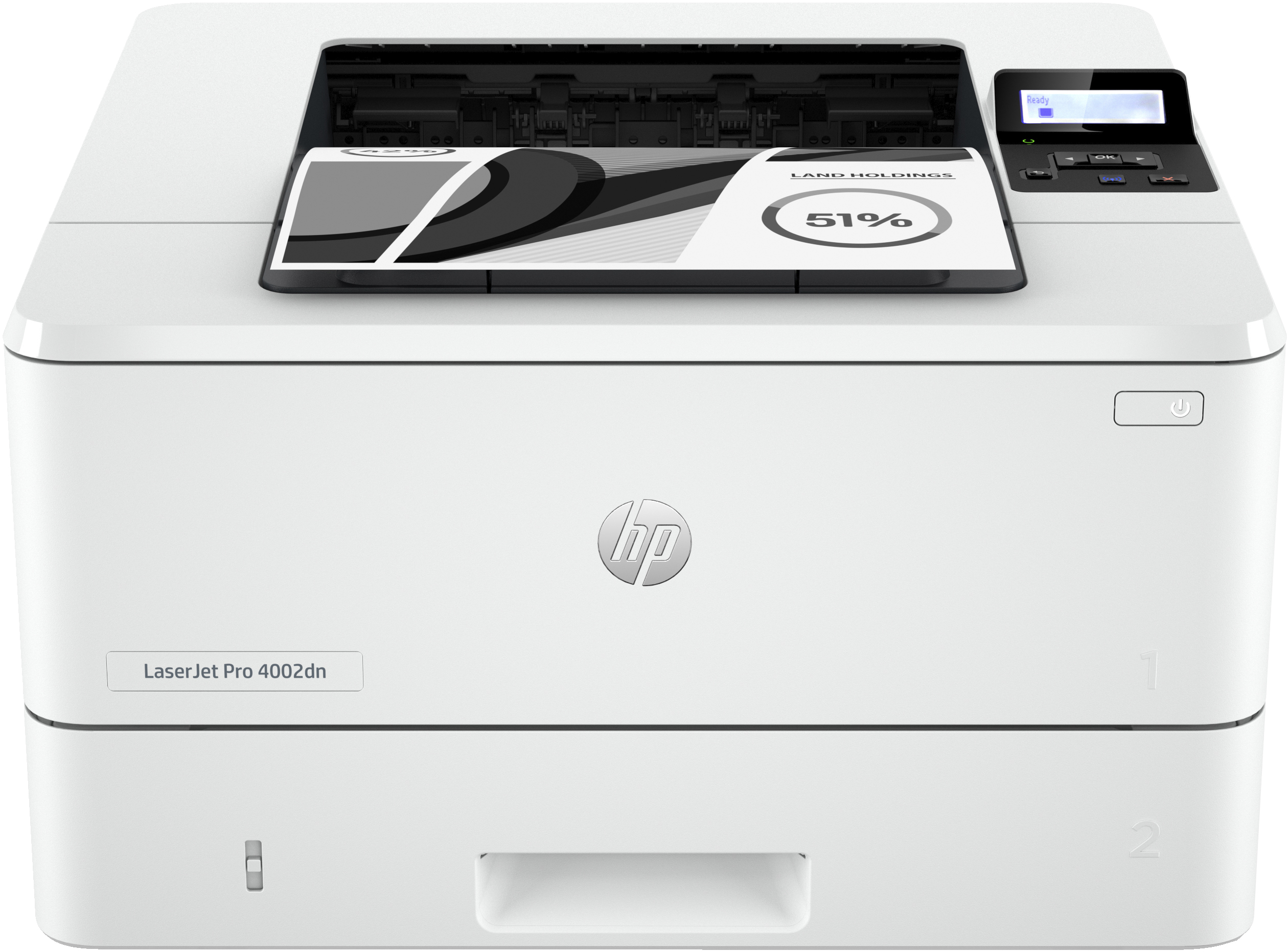 HP LaserJet Pro 4002dn Drucker, Schwarzweiß, Drucker für Kleine und mittlere Unternehmen, Drucken, Beidseitiger Druck; schnelle Ausgabe der ersten Seite; Energieeffizienz; kompakte Größe; Ho