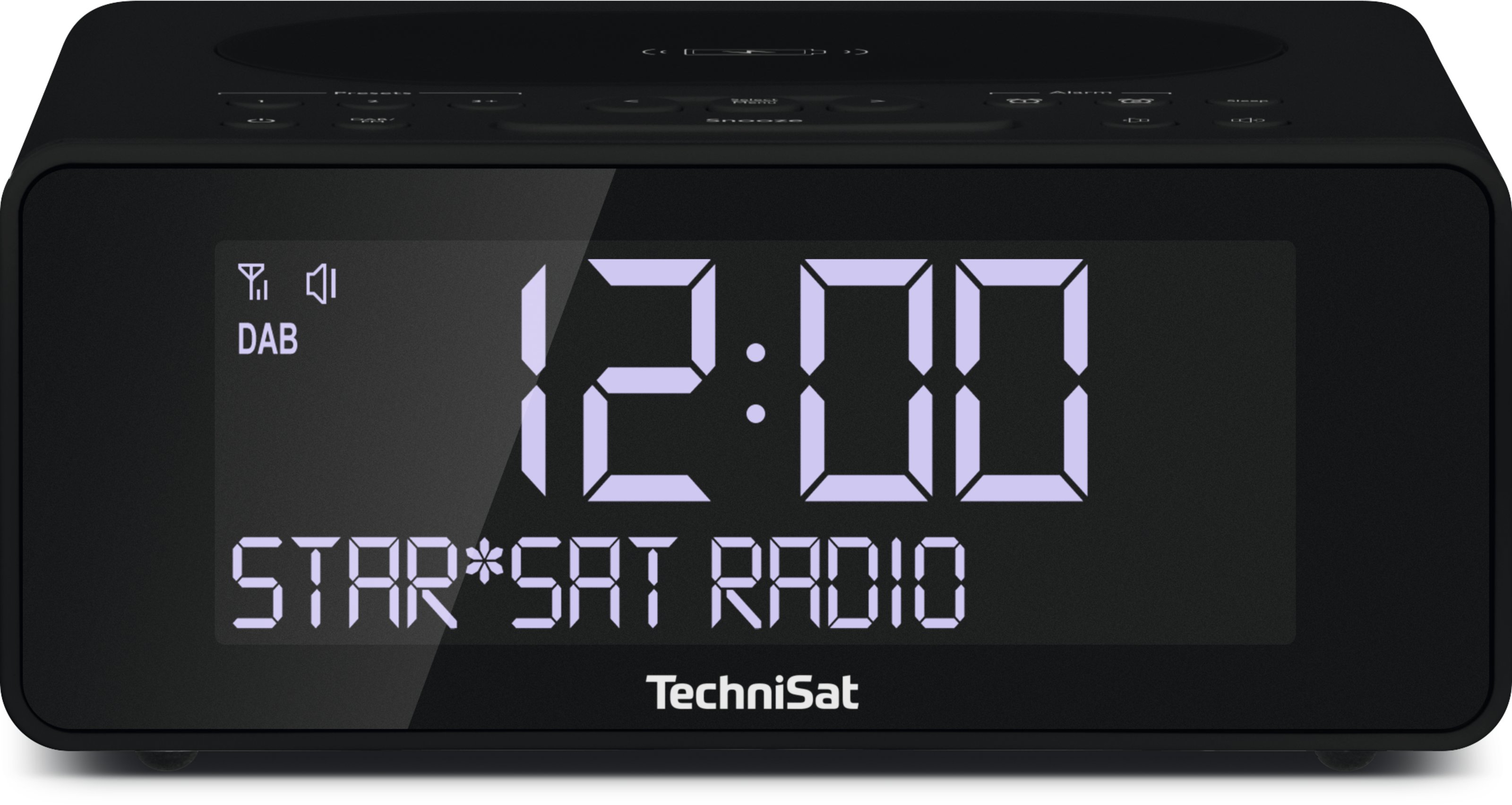TechniSat 0000/3914 Radio Uhr Digital Anthrazit