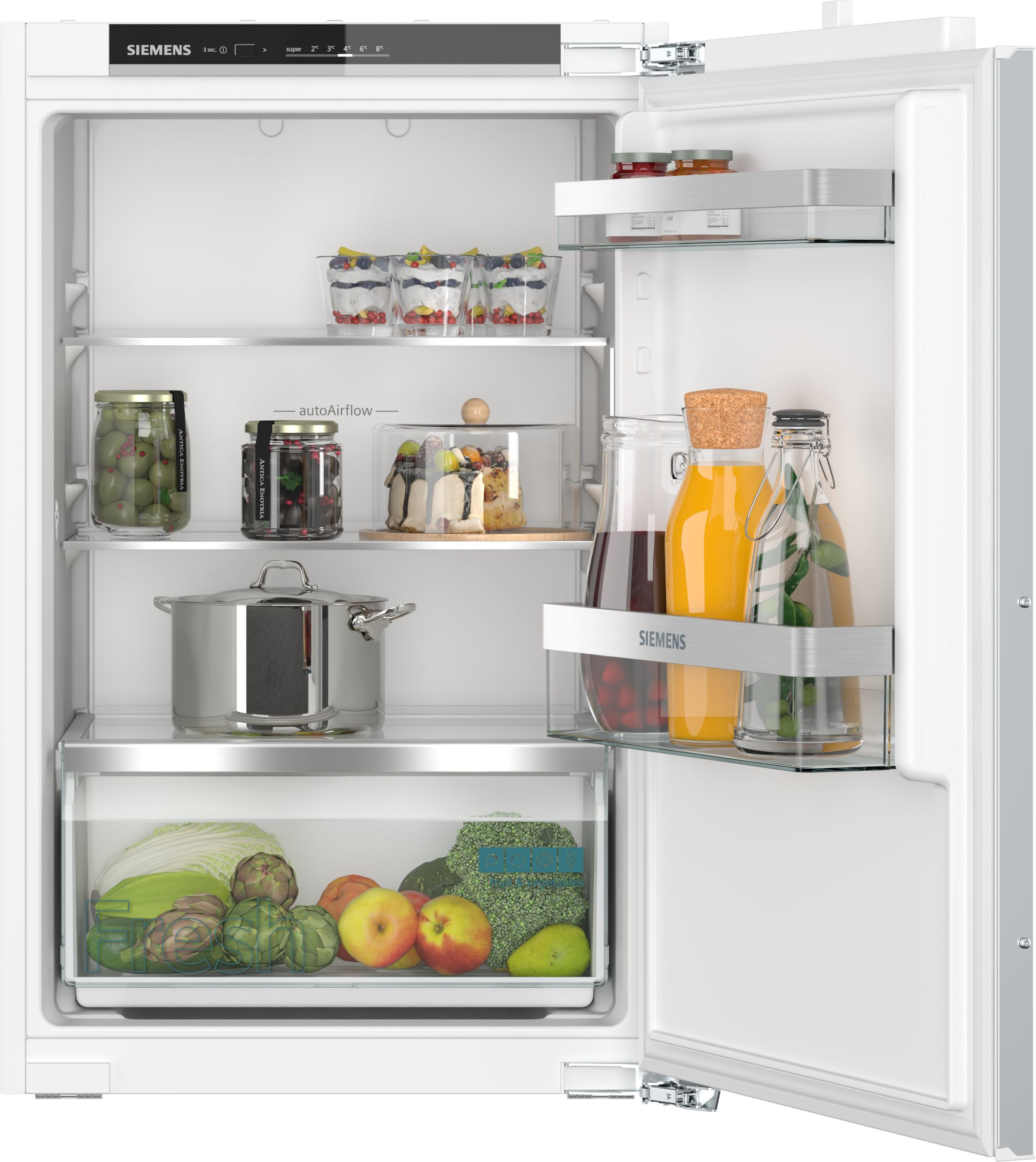 Siemens iQ300 KI21R2FE0 Kühlschrank Integriert 136 l E Weiß