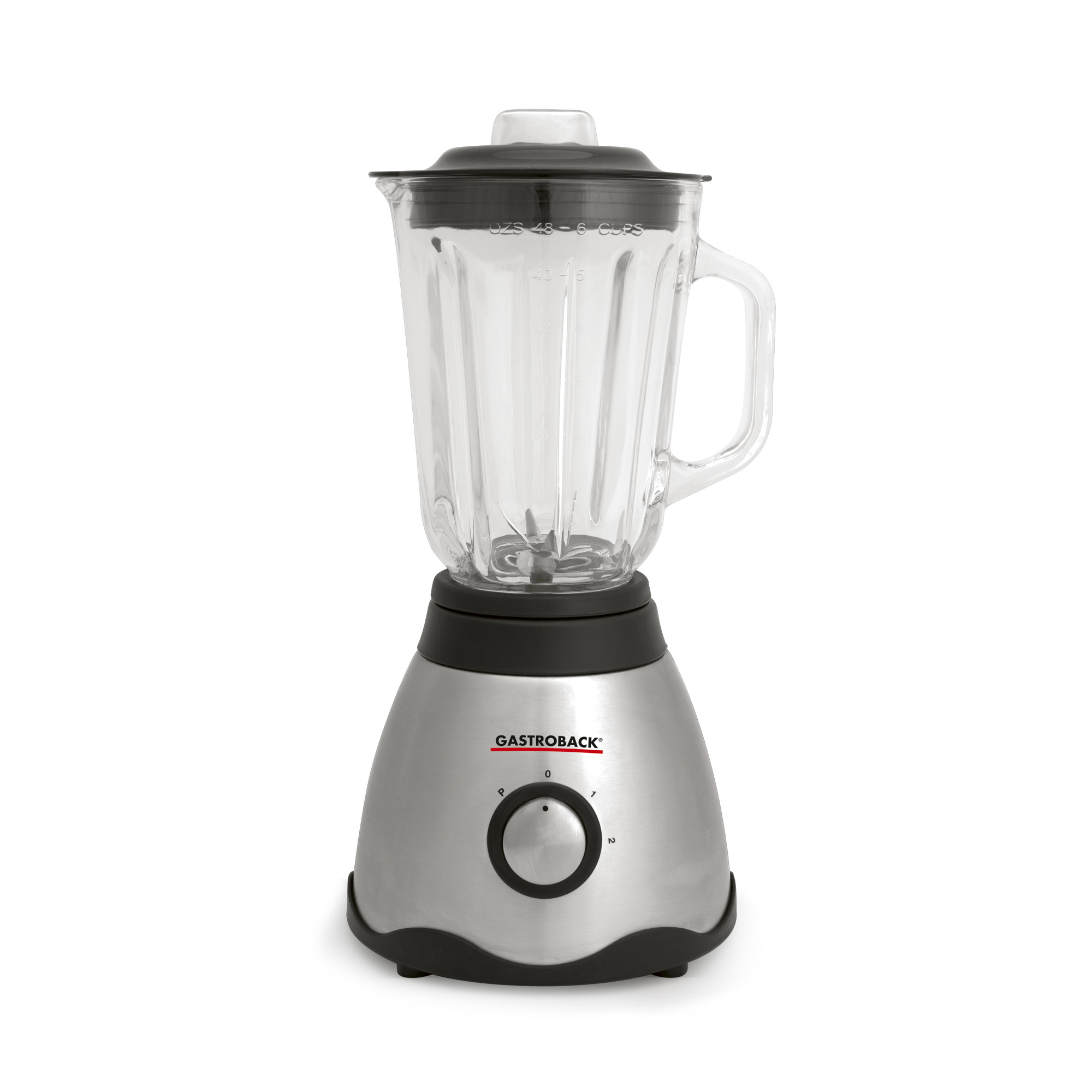 Gastroback Vital 1,5 l Tischplatten-Mixer 850 W Schwarz, Edelstahl