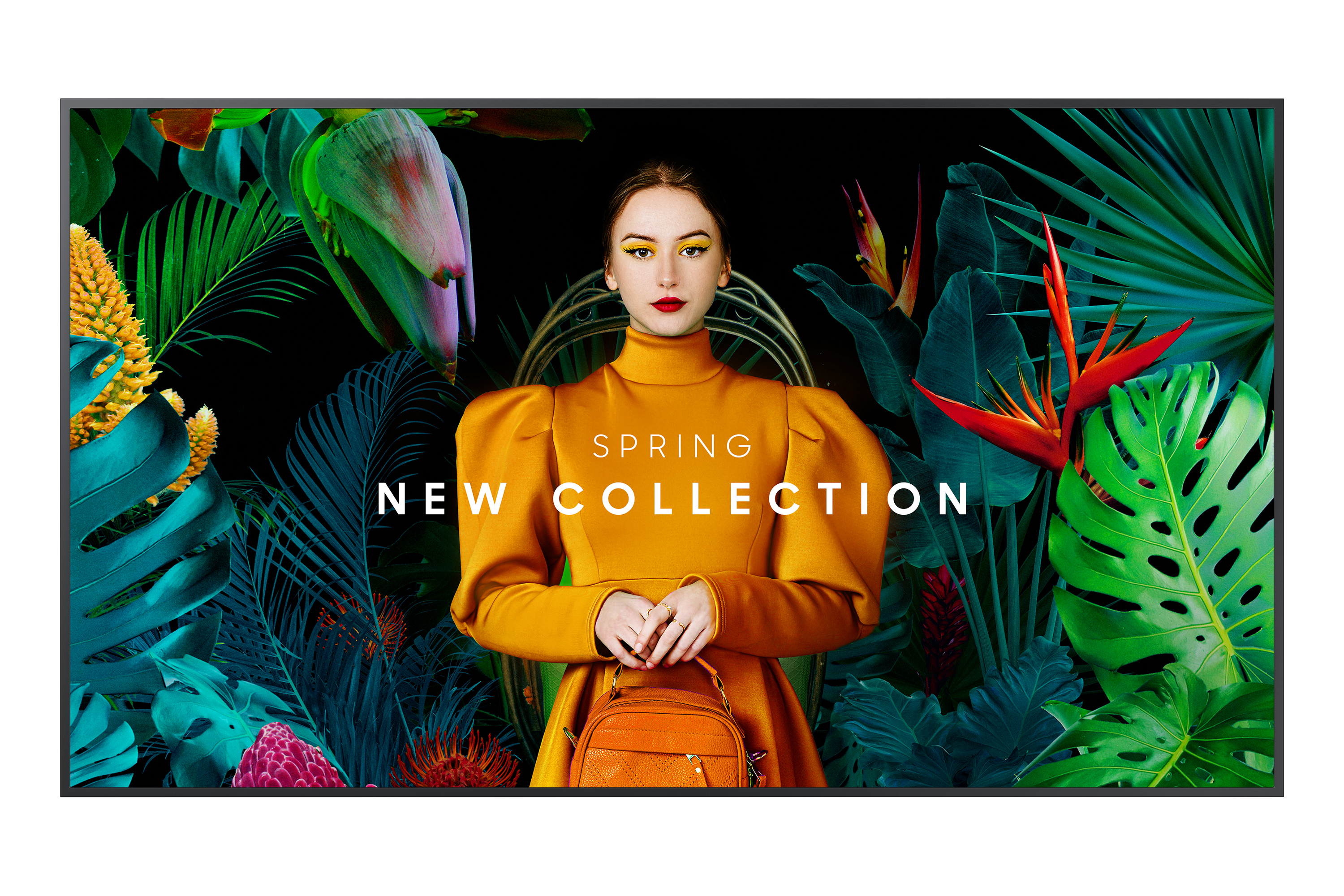 Samsung QH43C Digital Signage Flachbildschirm 109,2 cm (43") LCD WLAN 700 cd/m² 4K Ultra HD Schwarz Eingebauter Prozessor Tizen 24/7