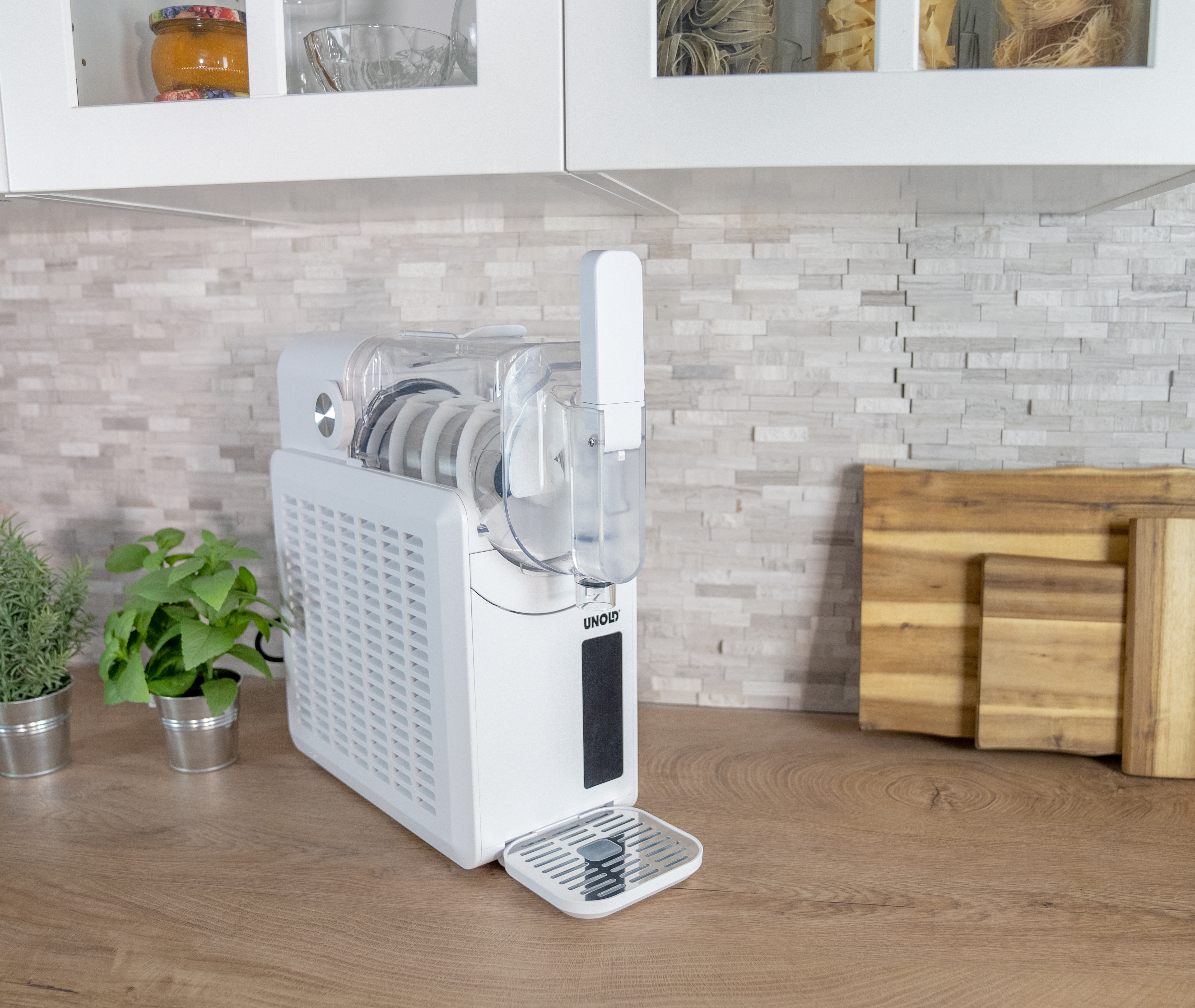 Unold Slush-Eismaschine Susi 48940 Kompressor Eismaschine 2 l 220 W Weiß