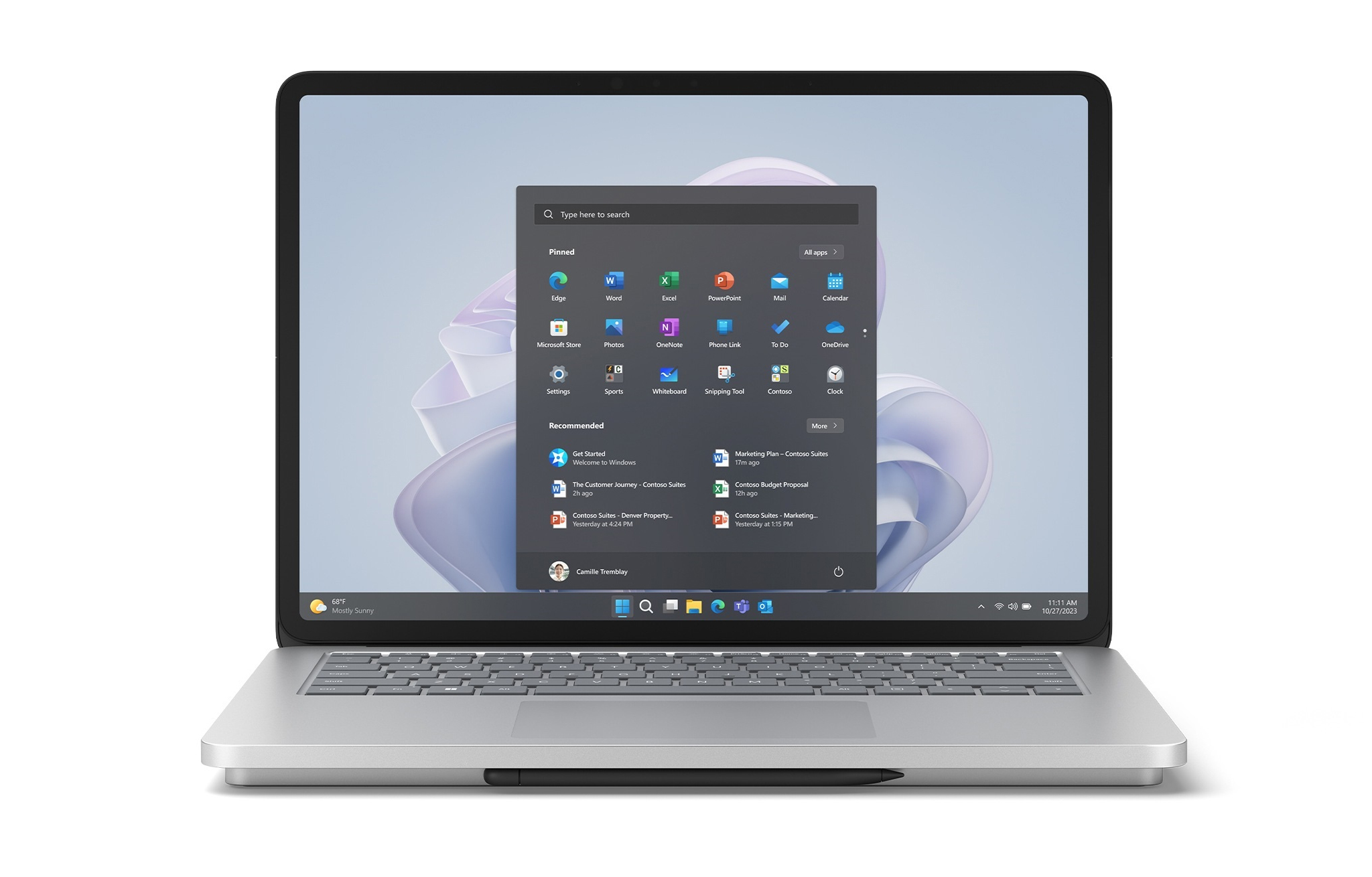 Microsoft Surface Laptop Studio 2 Hybrid (2-in-1) 36,6 cm (14.4") Touchscreen Intel® Core™ i7 i7-13800H 16 GB LPDDR5x-SDRAM 512 GB SSD Wi-Fi 6E (802.11ax) Windows 11 Pro Platin