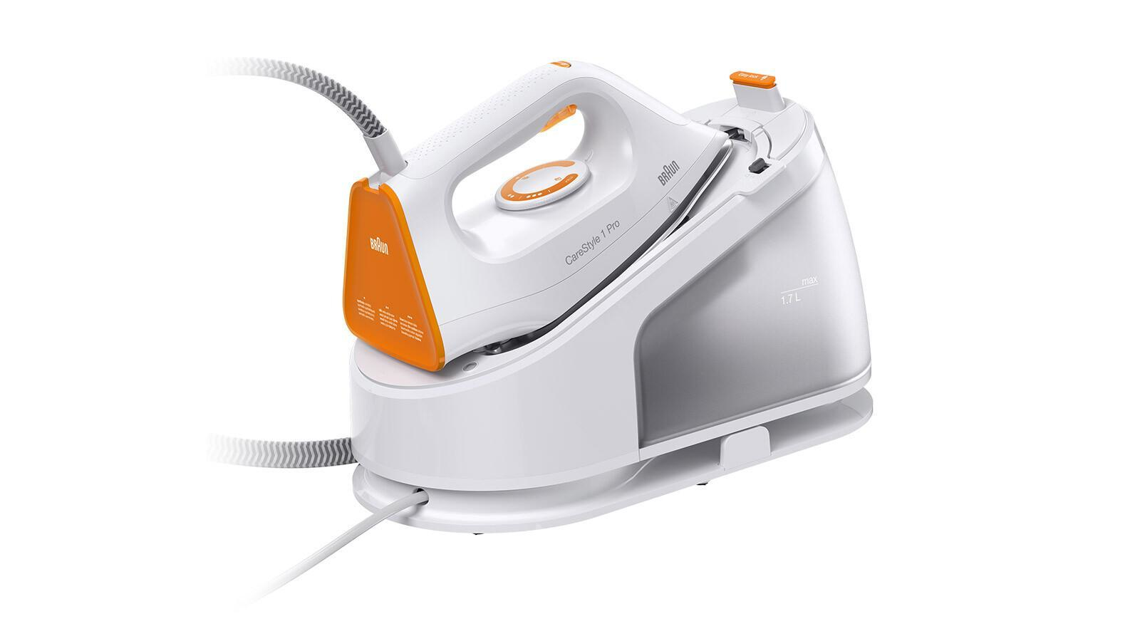 Braun CareStyle 1 IS 1511 WH 2200 W 1.7 L Ceramic soleplate Grey, Orange
