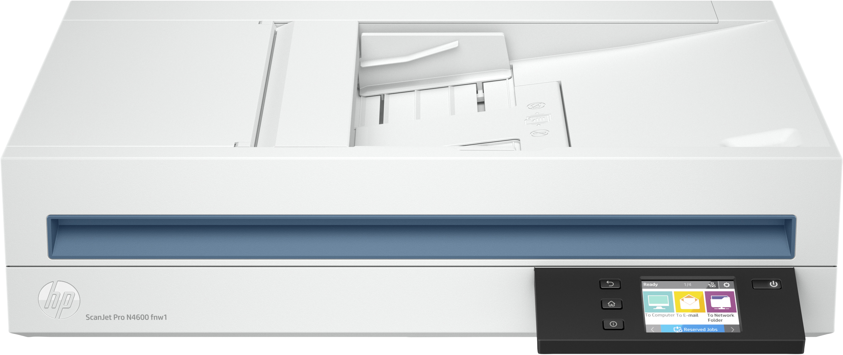 HP Scanjet Pro N4600 fnw1 Flachbett- & ADF-Scanner 1200 x 1200 DPI A5 Weiß