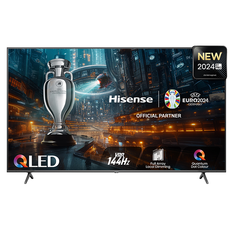 Hisense 65E77NQ PRO Fernseher 165,1 cm (65") 4K Ultra HD Smart-TV WLAN Schwarz 450 cd/m²