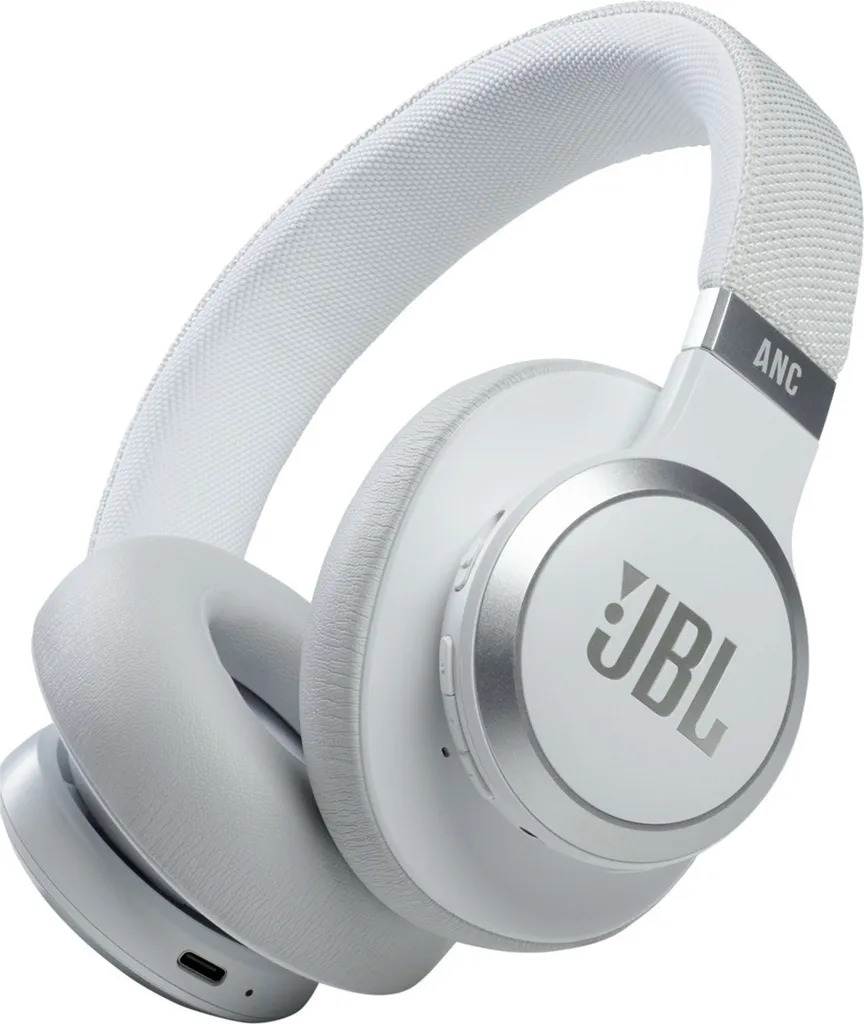 JBL LIVE 660 NC Kopfhörer Kabellos und Kabel Bluetooth Weiß