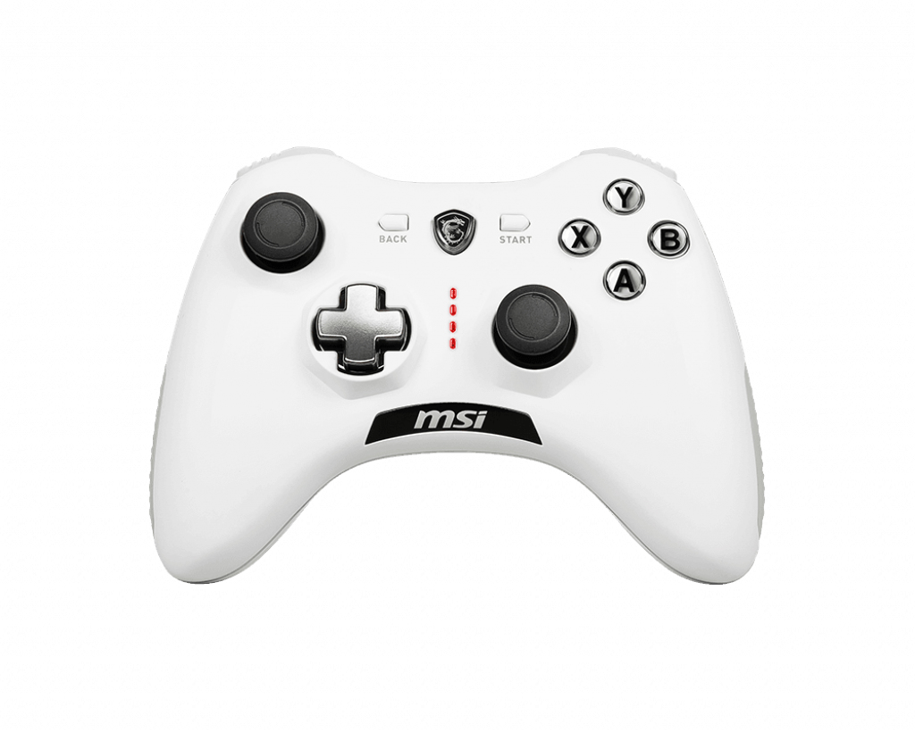 MSI Force GC20 V2 Weiß USB 2.0 Gamepad Analog / Digital Android, PC