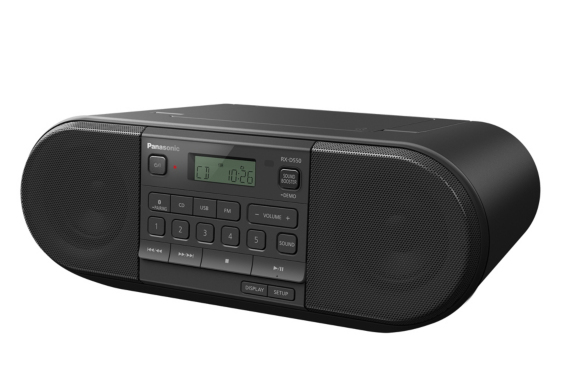Panasonic RX-D550 Tragbar Schwarz