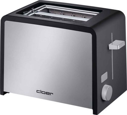 Cloer Toaster 3210 2 Scheibe(n) Schwarz, Silber