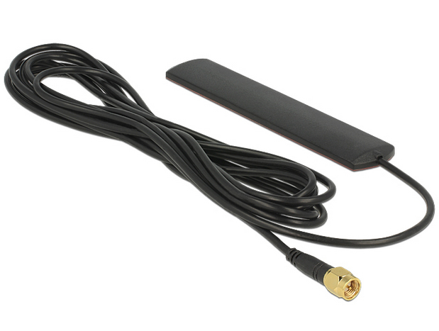 DeLOCK 88987 Netzwerk-Antenne Omnidirektionale Antenne SMA 3 dBi