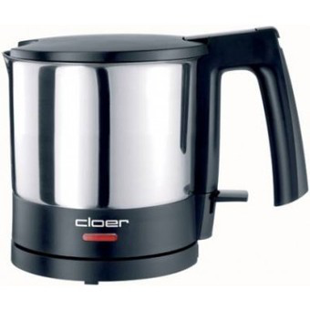 Cloer 4720 Wasserkocher 1 l 1800 W Schwarz, Edelstahl