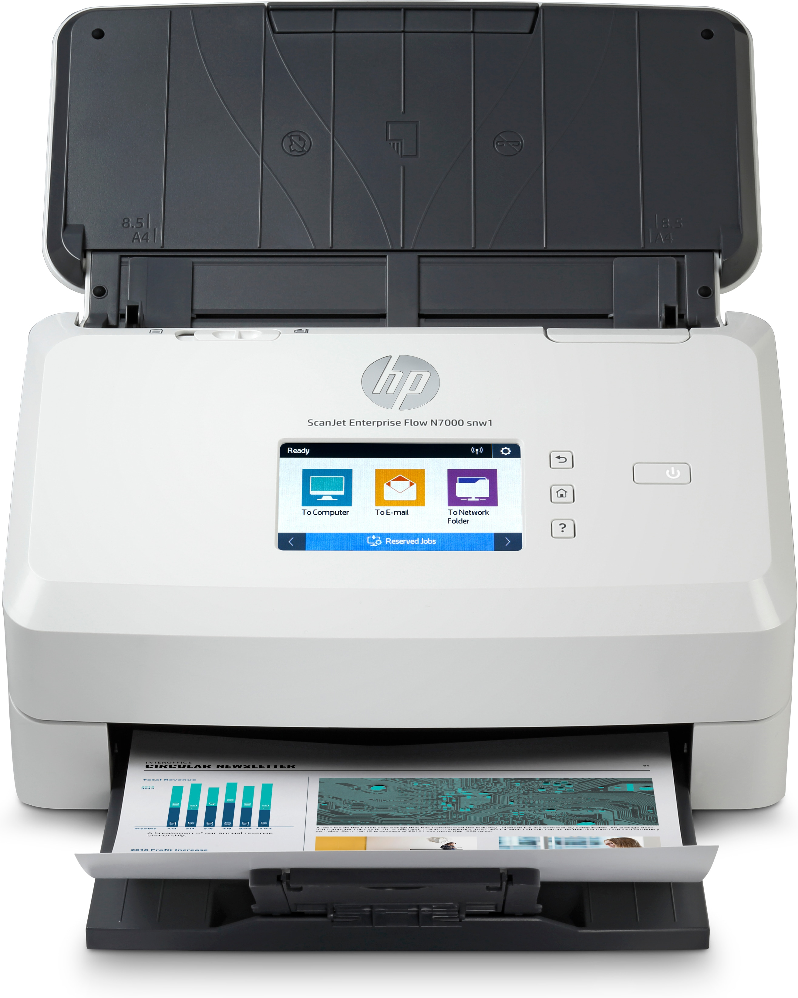 HP Scanjet Enterprise Flow N7000 Scanner mit Vorlageneinzug 600 x 600 DPI A4 Weiß