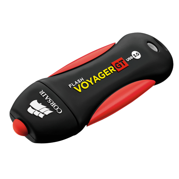 Corsair Voyager GT USB flash sürücü 256 GB A tipi USB 3.2 Gen 1 (3.1 Gen 1) Siyah, Kırmızı