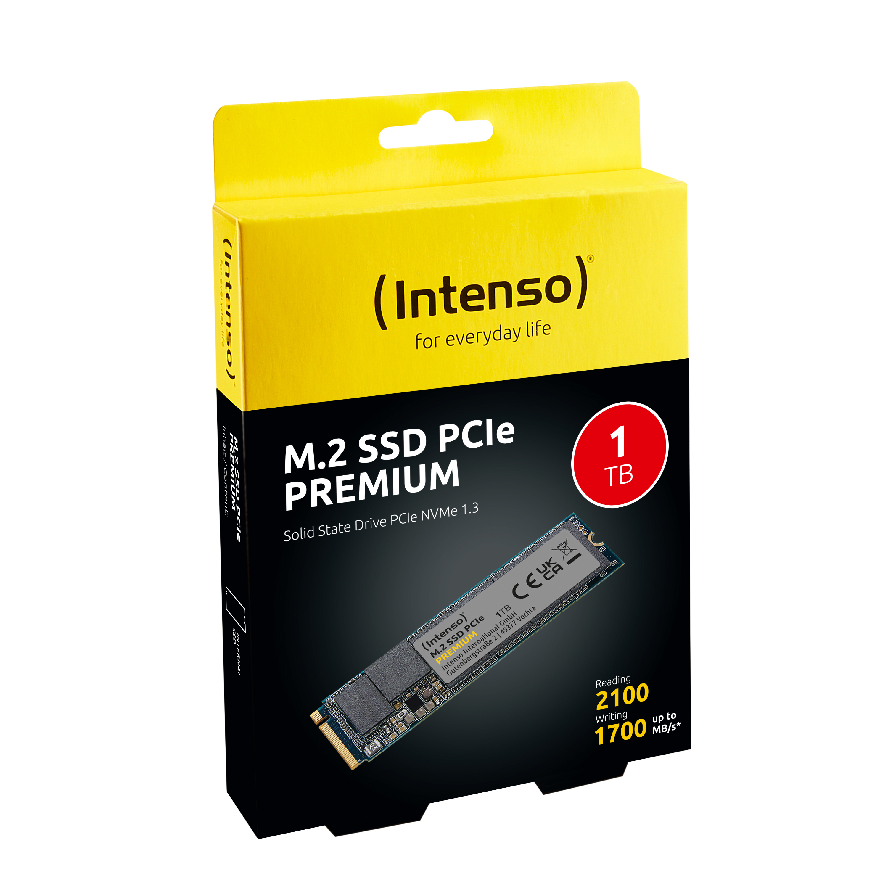 Intenso 3835460 Internes Solid State Drive M.2 1 TB PCI Express 3.0 3D NAND NVMe