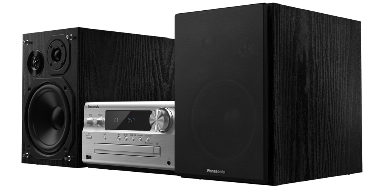Panasonic SC-PMX802E-S Home-Stereoanlage Home-Audio-Minisystem 120 W Schwarz, Silber