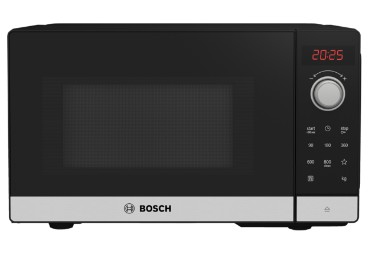 Bosch Serie 2 FFL023MS2 Mikrowelle Arbeitsplatte Solo-Mikrowelle 20 l 800 W Schwarz, Edelstahl