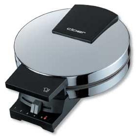 Cloer 185 Waffeleisen 930 W Schwarz, Chrom