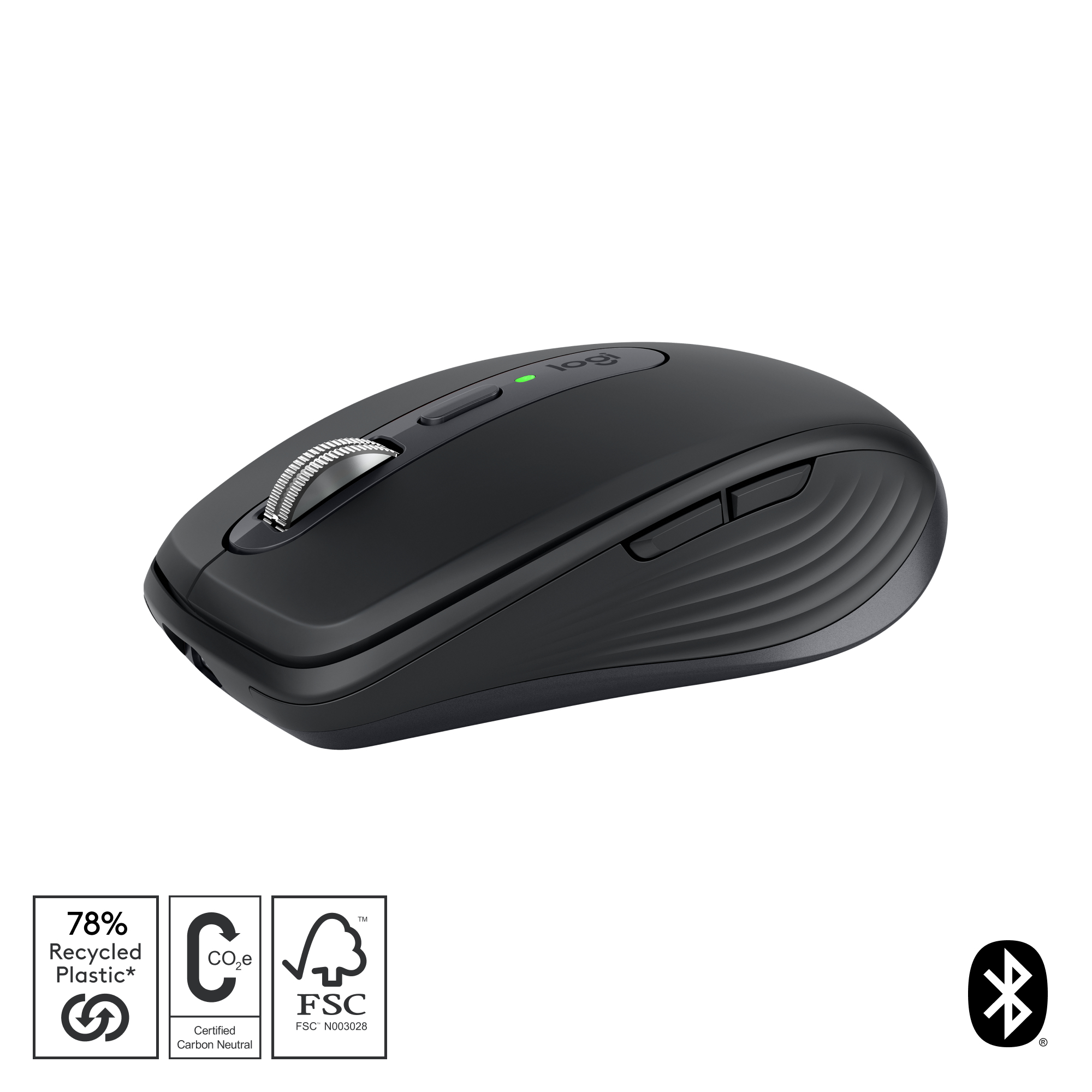 Logitech MX Anywhere 3S Maus rechts RF Wireless + Bluetooth Laser 8000 DPI