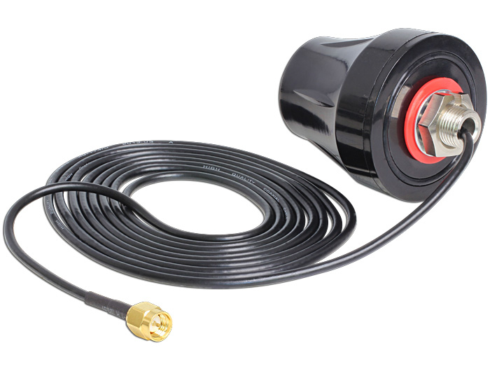 DeLOCK 88749 Netzwerk-Antenne Omnidirektionale Antenne RP-SMA 2 dBi