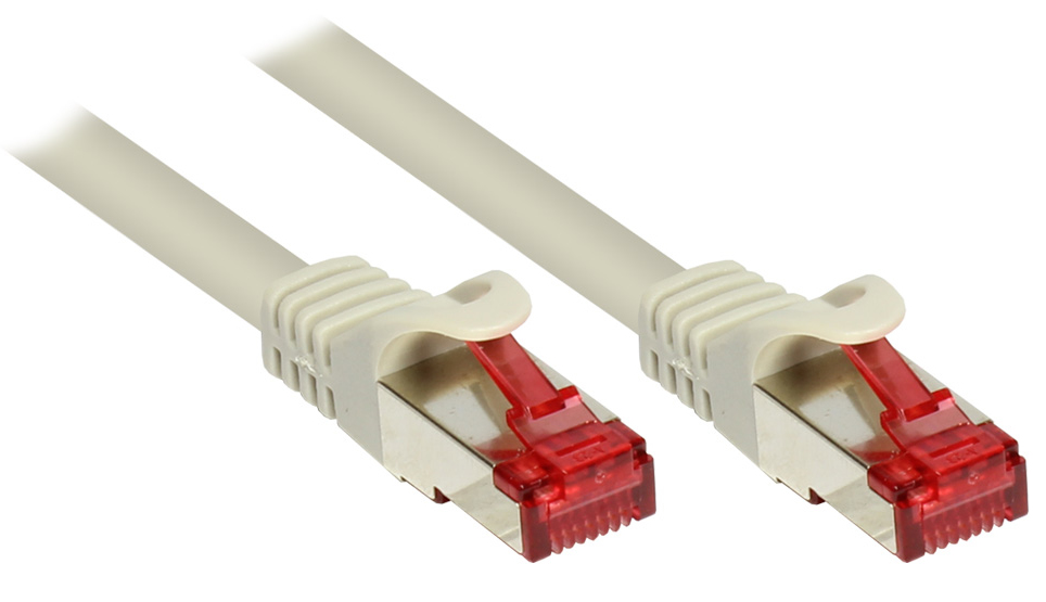 Alcasa 10m Cat6 S/FTP networking cable Grey S/FTP (S-STP)