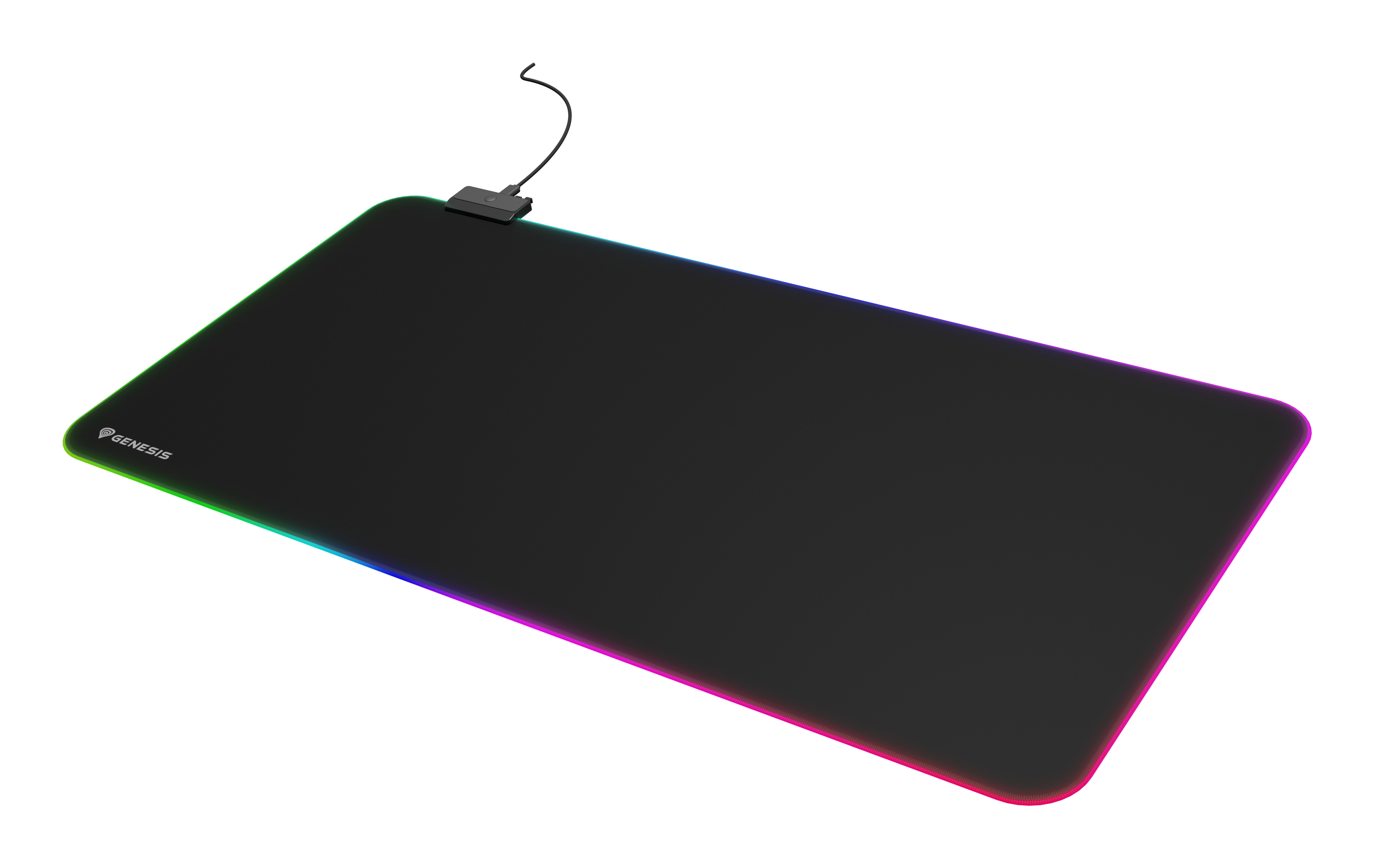 GENESIS Boron 500 XXL RGB Gaming-Mauspad Schwarz
