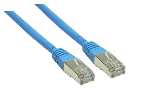 Alcasa 1m Cat6 S/FTP networking cable Blue S/FTP (S-STP)