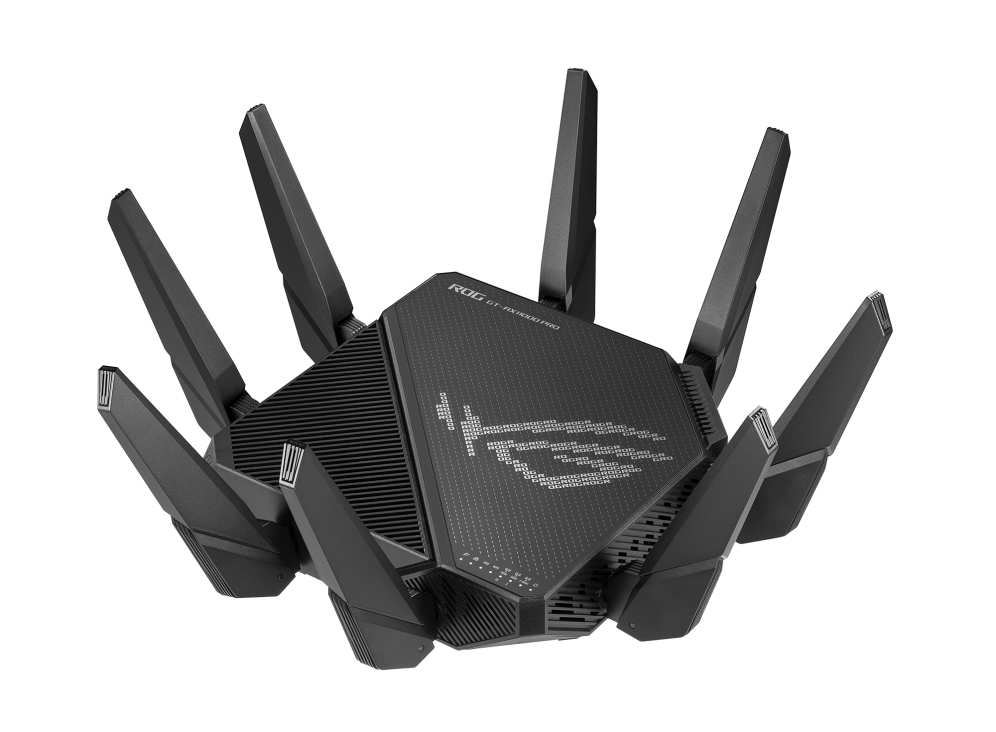 ASUS ROG Rapture GT-AX11000 Pro WLAN-Router Gigabit Ethernet Tri-Band (2,4 GHz / 5 GHz / 5 GHz) Schwarz