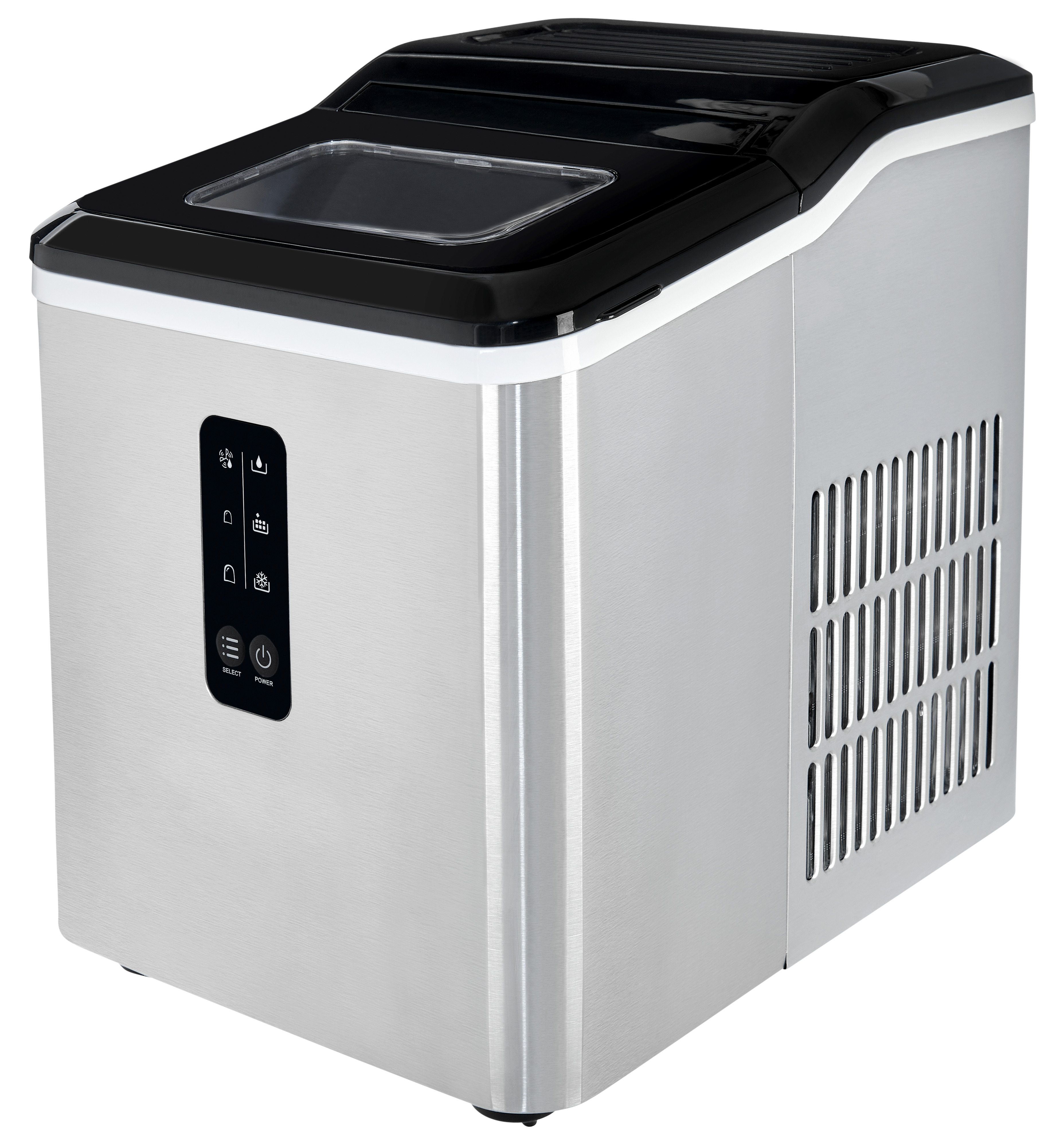 GUTFELS ICEMAKER 4010 Schwarz, Edehlstahloptik