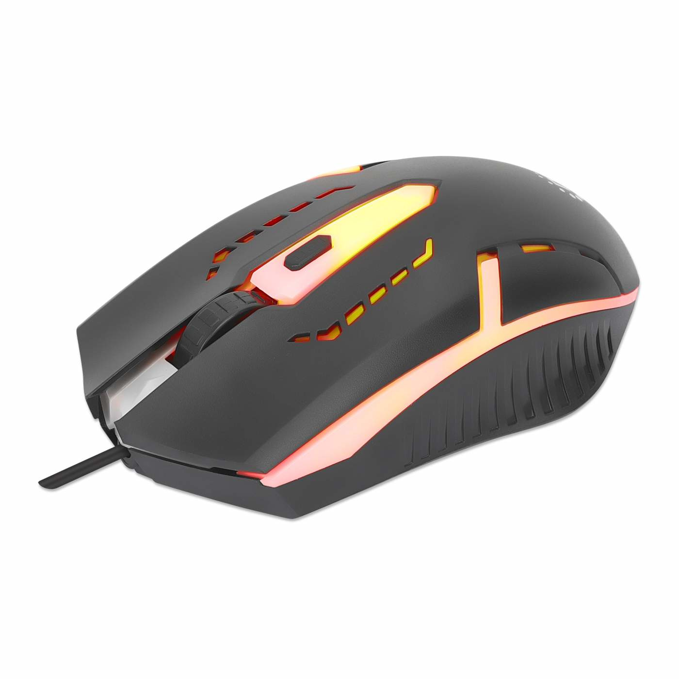 Manhattan 190206 Maus Gaming Beidhändig USB Typ-A Optisch 1500 DPI