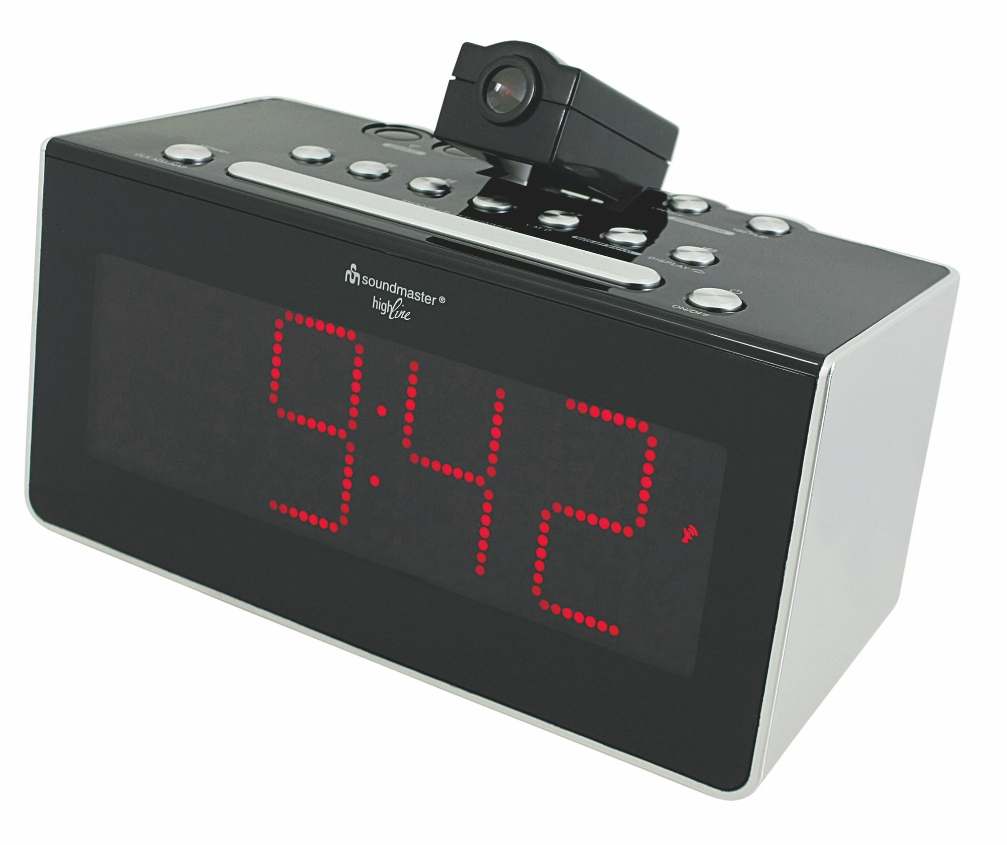 Soundmaster FUR6005 Radio Uhr Schwarz