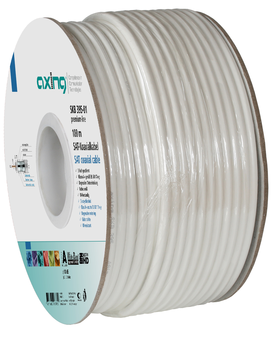Axing SKB39501 coaxial cable 100 m No White