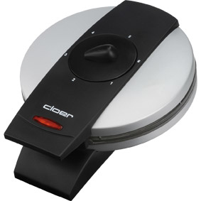 Cloer 1629 Waffeleisen 5 Waffel(n) 930 W Schwarz, Metallisch