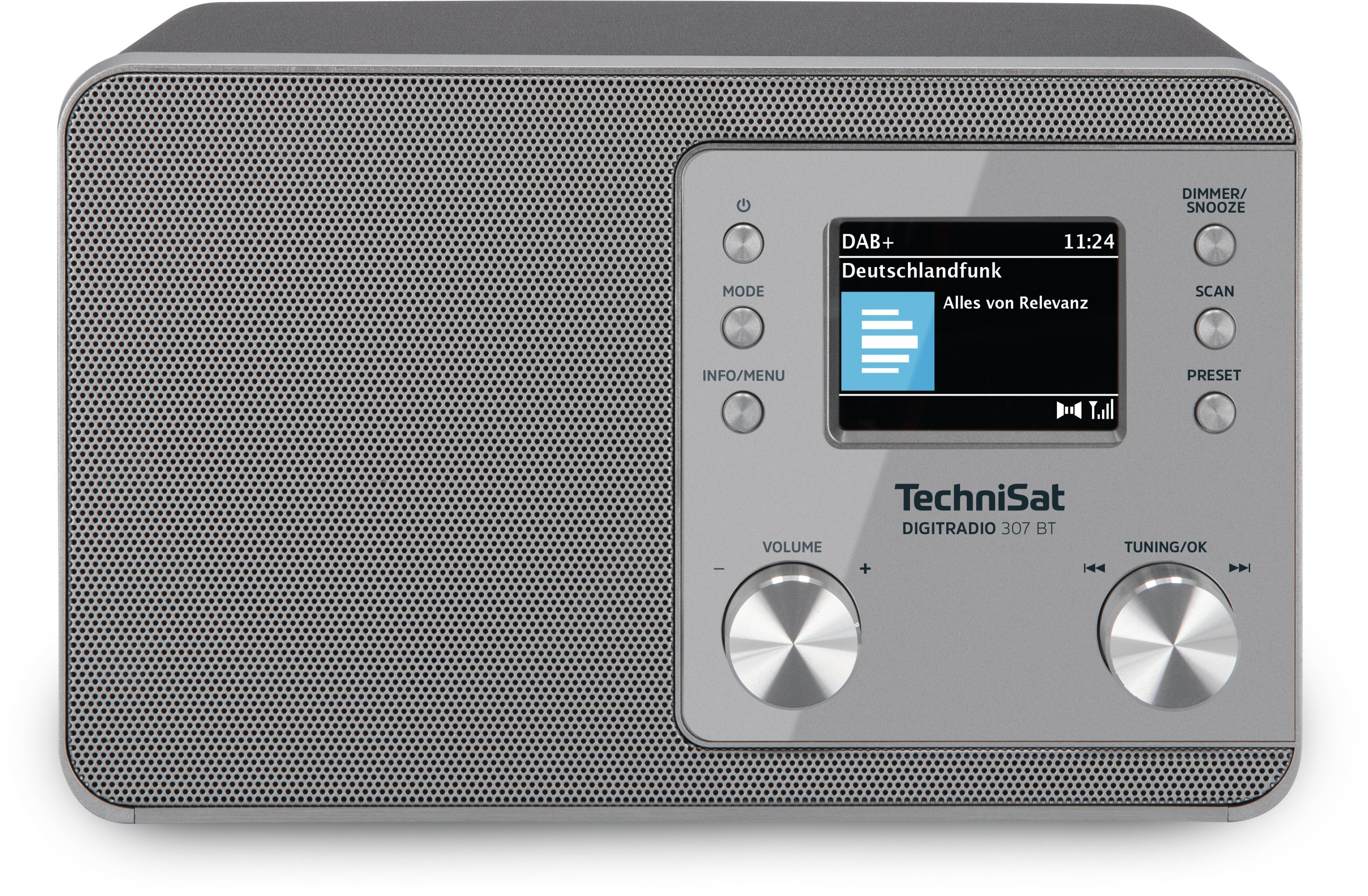 TechniSat Digitradio 307 BT Persönlich Analog & Digital Silber