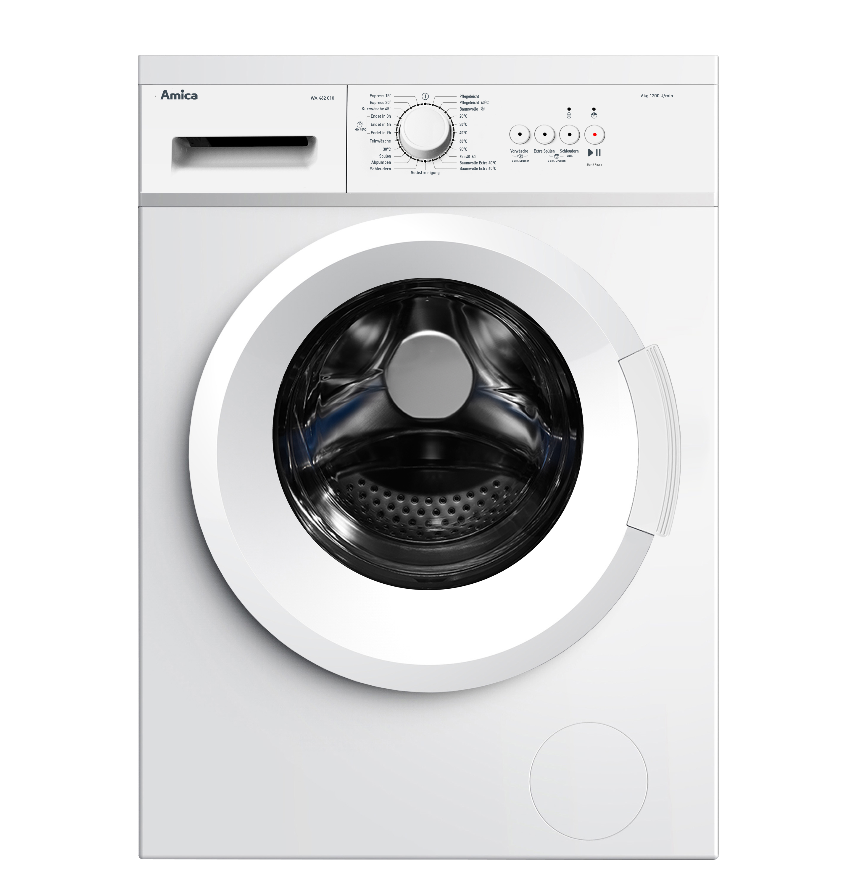 Amica WA 462 010 Waschmaschine Frontlader 6 kg 1200 RPM Weiß
