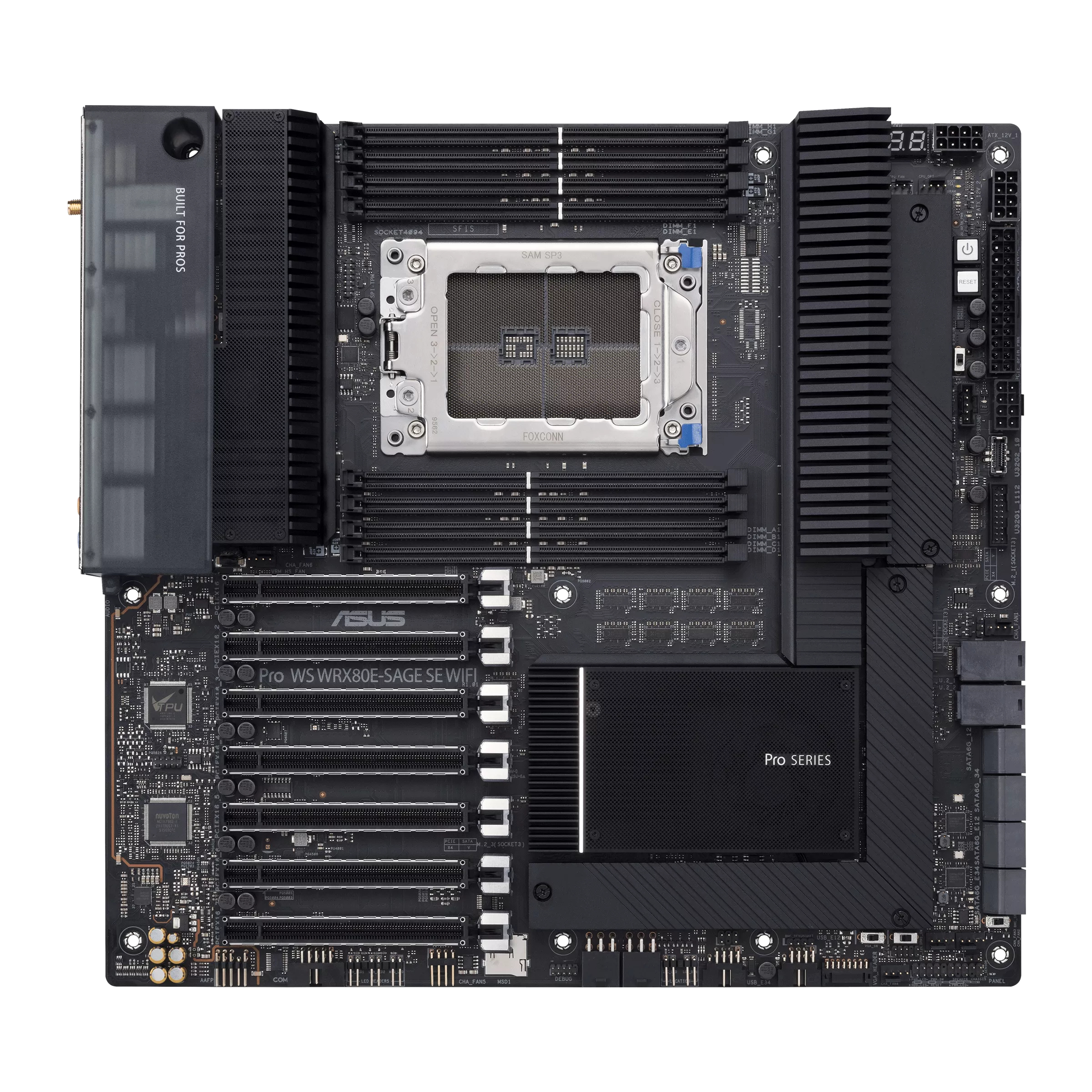 ASUS WRX80E-SAGE SE WIFI AMD WRX80 Socket SP3 Erweitertes ATX