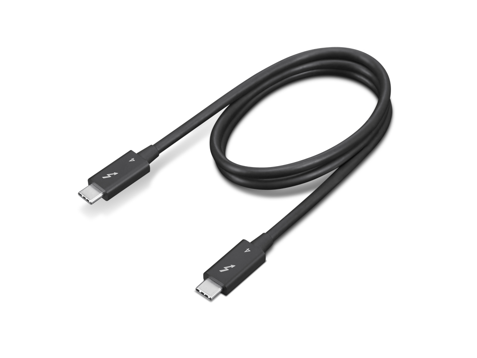 Lenovo 4X91K16968 Thunderbolt-Kabel 0,7 m 40 Gbit/s Schwarz