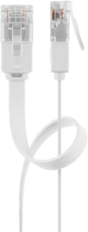 Goobay 93358 networking cable White 1 m Cat5e U/UTP (UTP)