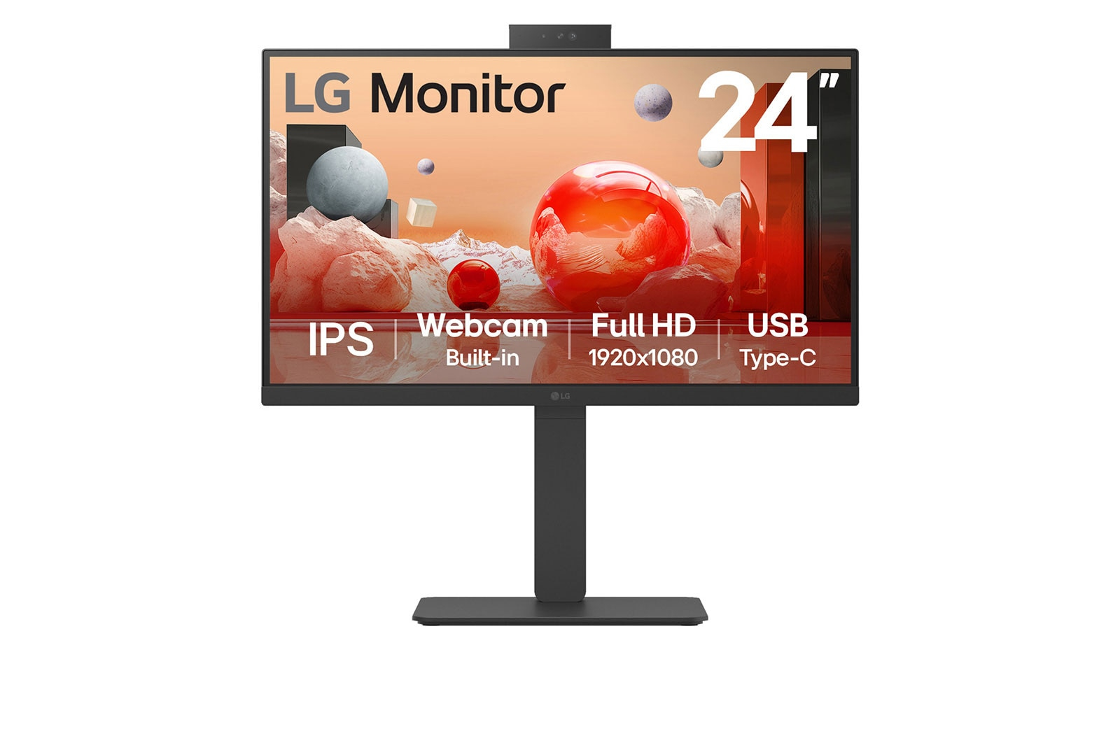 LG 24BA850-B Computerbildschirm 60,5 cm (23.8") 1920 x 1080 Pixel Full HD Schwarz