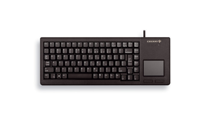 CHERRY XS Touchpad klavye Evrensel USB QWERTY Amerikan İngilizcesi Siyah
