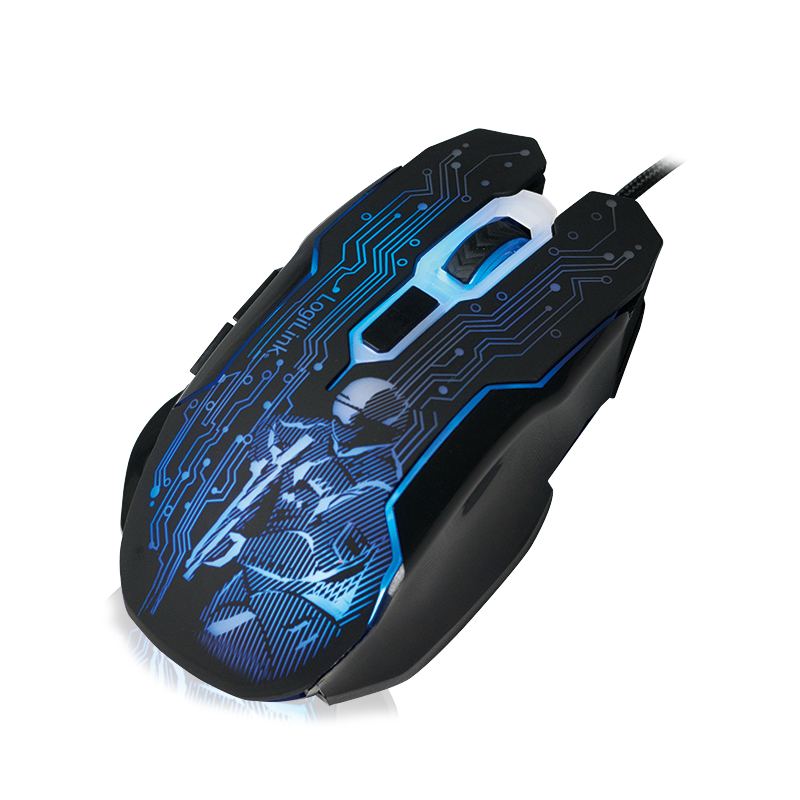 LogiLink ID0137 Maus Gaming Beidhändig USB Typ-A Optisch 2400 DPI