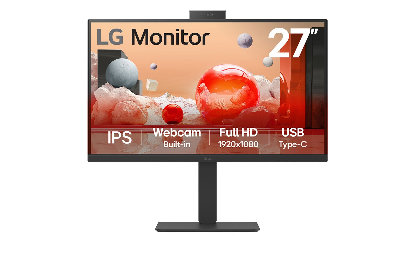 LG 27BA850-B Computerbildschirm 68,6 cm (27") 1920 x 1080 Pixel Full HD Schwarz