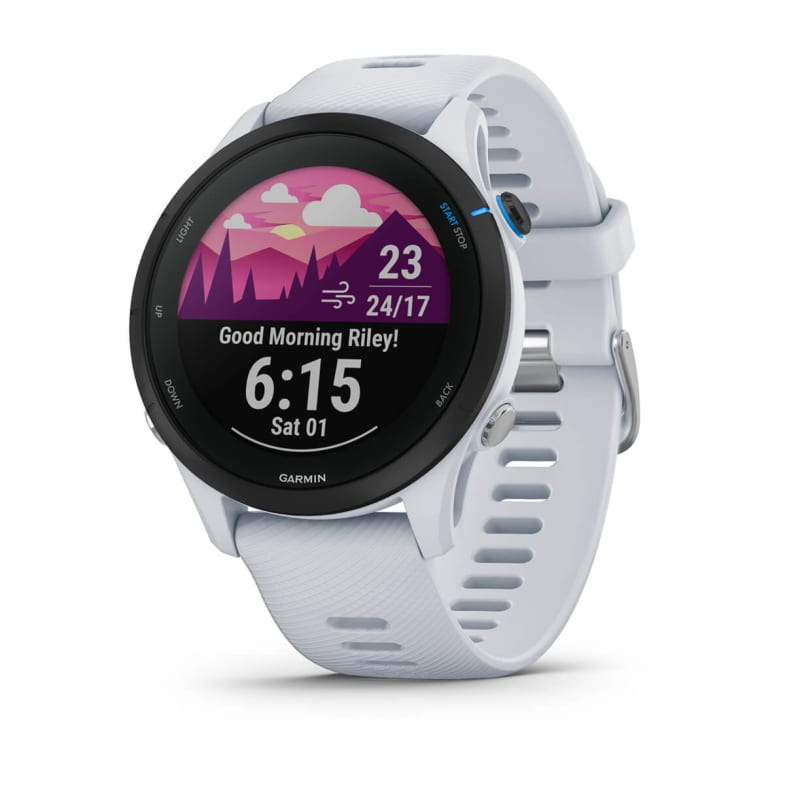 Garmin Forerunner 255 Music 3,3 cm (1.3") MIP 46 mm Digital 260 x 260 Pixel Touchscreen Weiß WLAN GPS