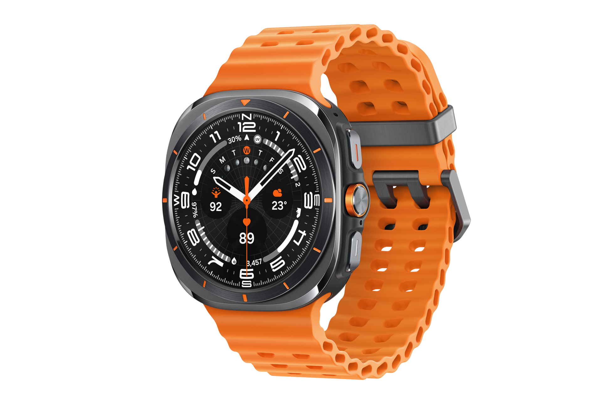 Samsung Galaxy Watch Ultra 3,81 cm (1.5") AMOLED 47 mm Digital 480 x 480 Pixel Touchscreen 4G Grau WLAN GPS