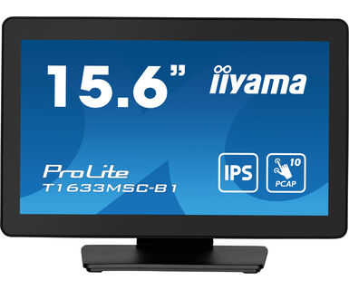 iiyama ProLite T1633MSC-B1 Computerbildschirm 39,6 cm (15.6") 1920 x 1080 Pixel Full HD LCD Touchscreen Schwarz