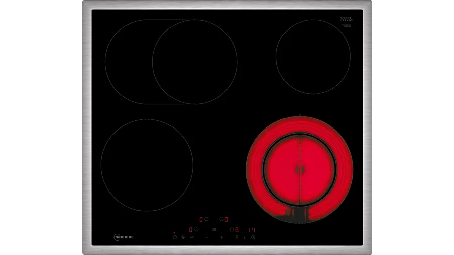 Neff T16SDF9L0 hob Black Built-in 60 cm Ceramic 4 zone(s)