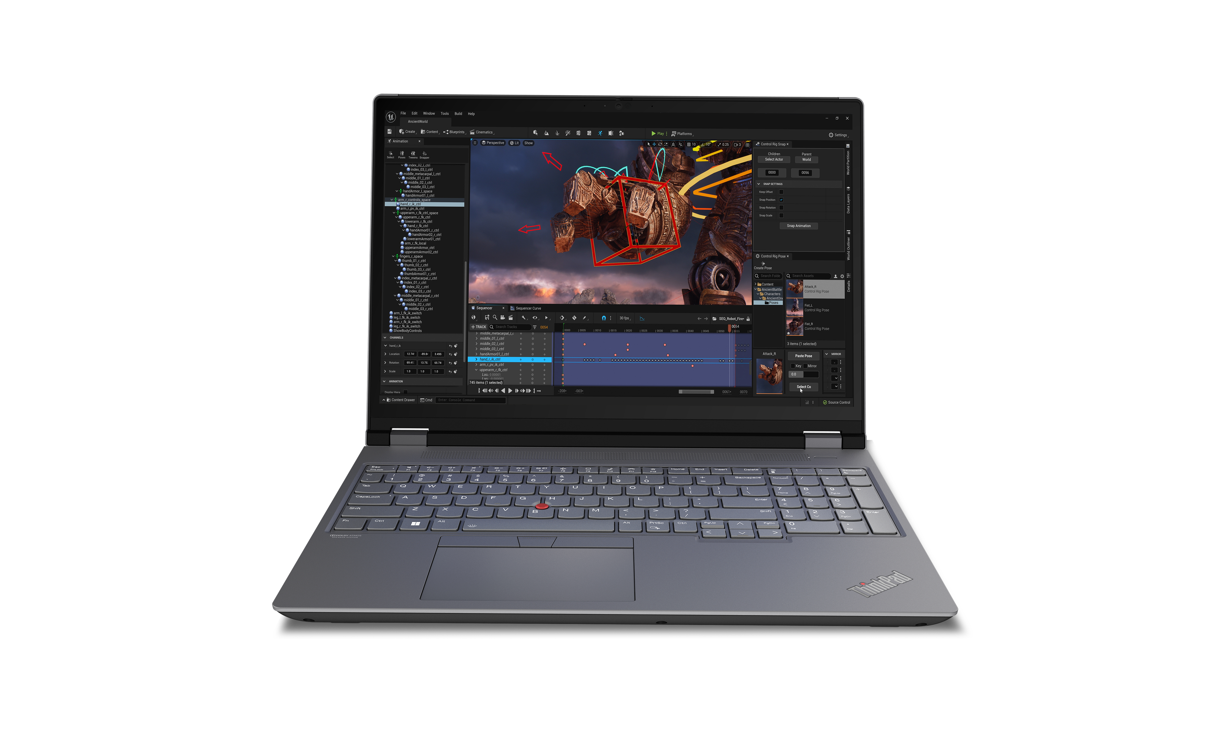 Lenovo ThinkPad P16 Intel® Core™ i7 i7-14700HX Mobiler Arbeitsplatz 40,6 cm (16") WQXGA 64 GB DDR5-SDRAM 1 TB SSD NVIDIA RTX 3500 Ada Wi-Fi 6E (802.11ax) Windows 11 Pro Grau, Schwarz