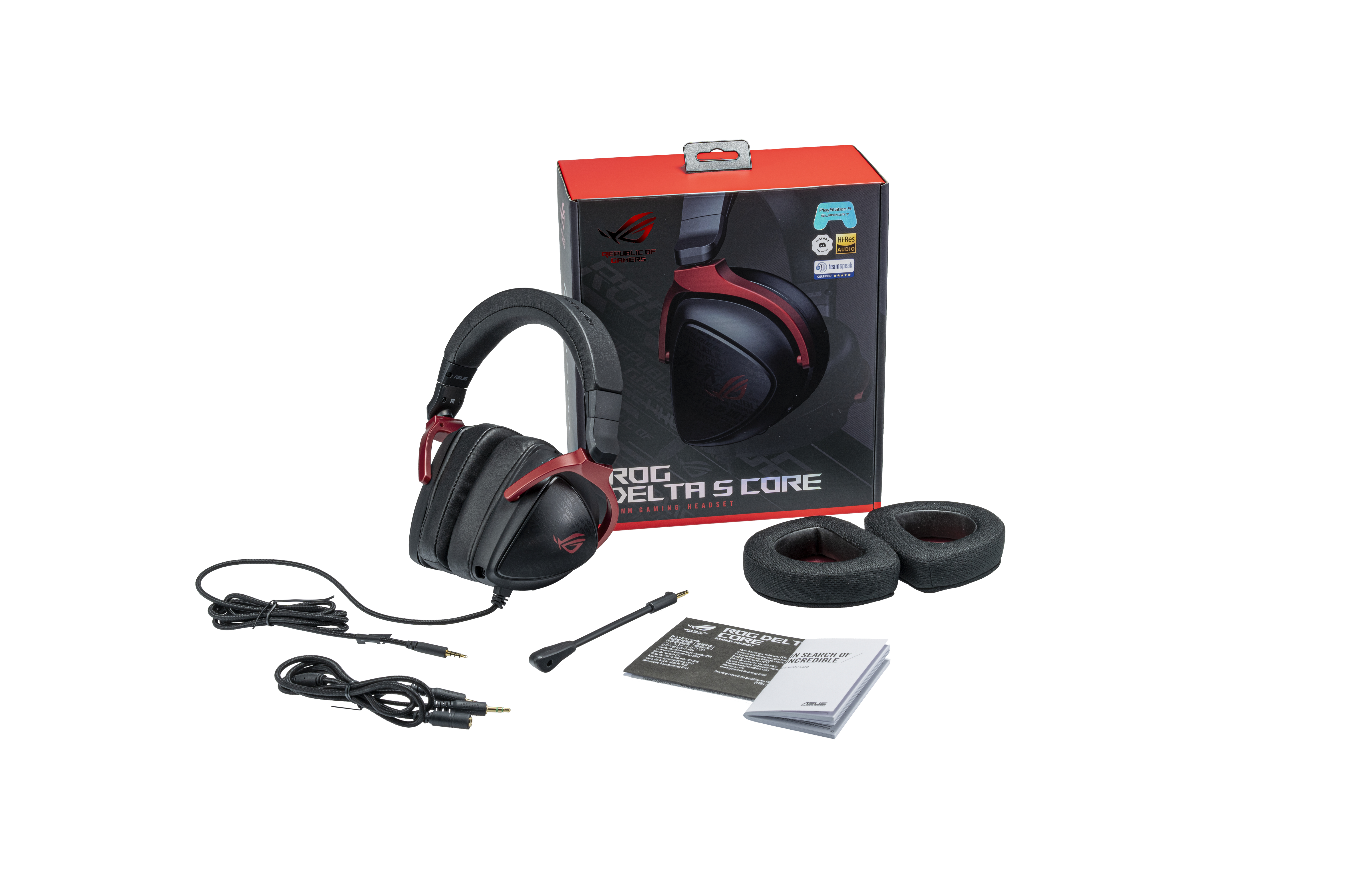 ASUS ROG Delta S Core Kopfhörer Kabelgebunden Kopfband Gaming Schwarz