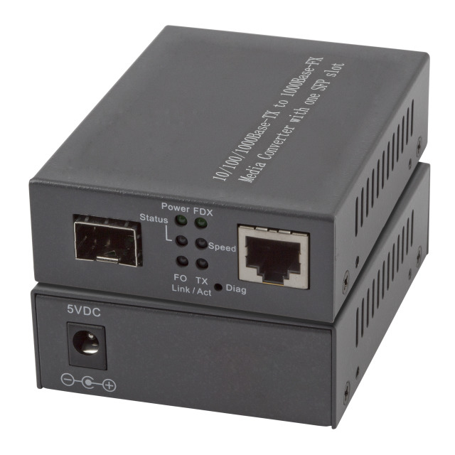 EFB Elektronik EL029 Netzwerk Medienkonverter 1000 Mbit/s Multi-Modus, Einzelmodus Schwarz