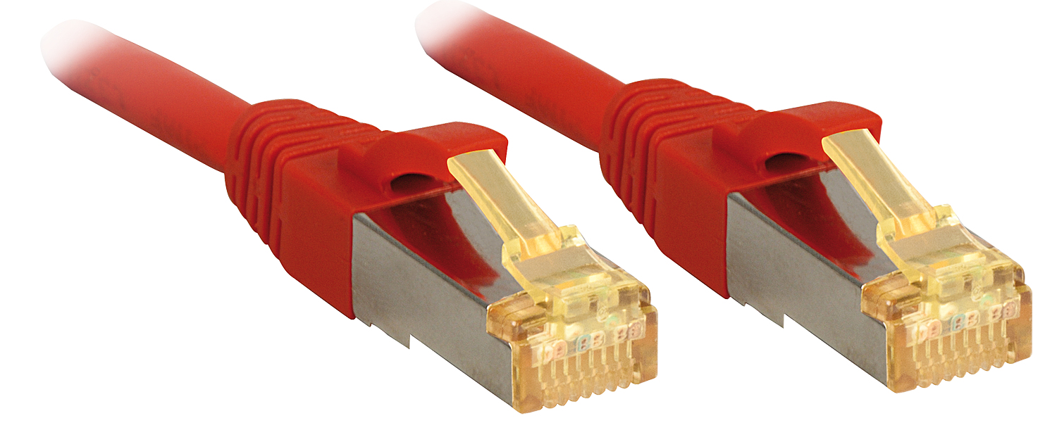 Lindy 47296 Netzwerkkabel Rot 5 m Cat7 S/FTP (S-STP)